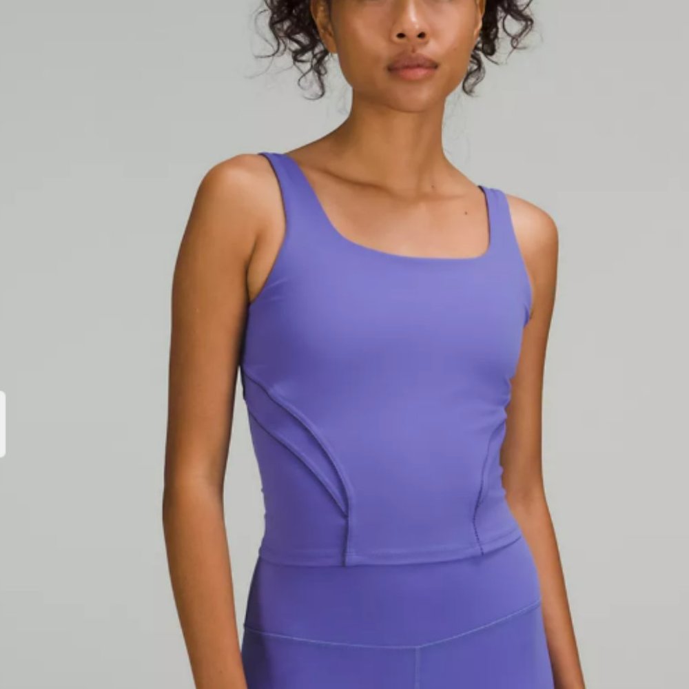 Lululemon Nulu and Mesh-Back Shelf-Bra Yoga Tank Top - Size 10 NWT